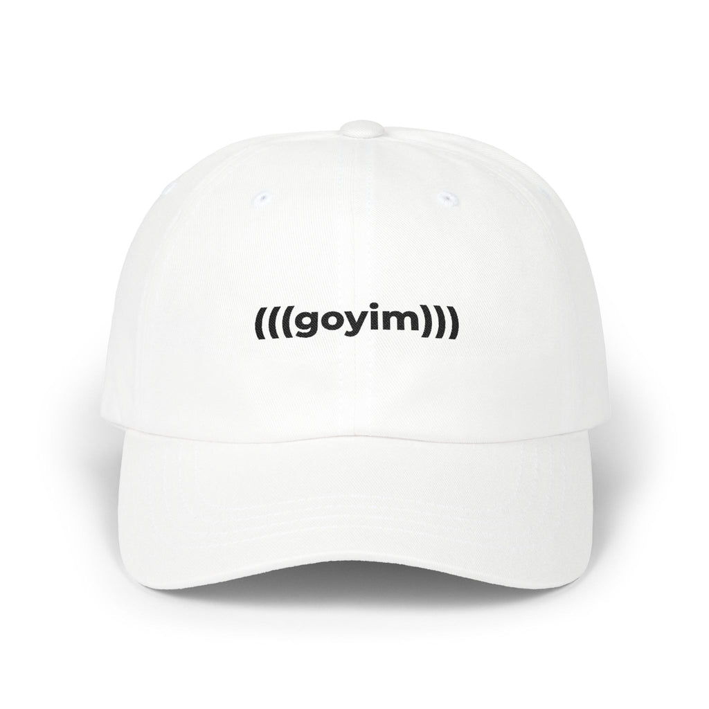"goy" embroidered baseball hat